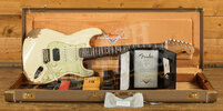 Fender Custom Shop 61 HSS Strat | Heavy Relic Vintage White