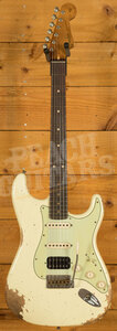 Fender Custom Shop 61 HSS Strat | Heavy Relic Vintage White