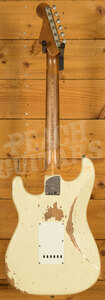 Fender Custom Shop 61 HSS Strat | Heavy Relic Vintage White