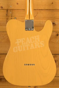 Fender American Vintage II 1951 Telecaster Left-Handed - Maple - Butterscotch Blonde