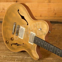 Nik Huber Rietbergen | Translucent Gold - Ebony Fingerboard w/Sterling Silver inlays