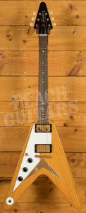 Epiphone 1958 Korina Flying V | Aged Natural - White Pickguard *Left-Handed*