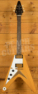 Epiphone 1958 Korina Flying V | Aged Natural - White Pickguard *Left-Handed*