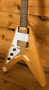 Epiphone 1958 Korina Flying V | Aged Natural - White Pickguard *Left-Handed*