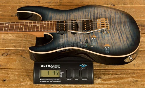 Suhr Modern Plus Faded Trans Whale Blue Burst Pau Ferro - Left Handed