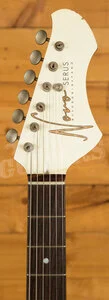 Novo Nucleus Serus J | Olympic White - Tortoise Shell Pickguard