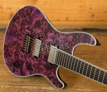 Mayones Regius 7 - Ebony - Antique Violet Raw - 7-String