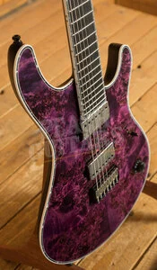 Mayones Regius 7 - Ebony - Antique Violet Raw - 7-String