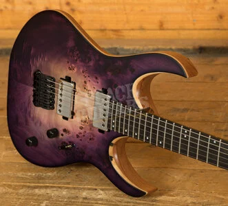 Mayones Duvell Elite 6 Trans Natural Faded Purple Burst Out Satin