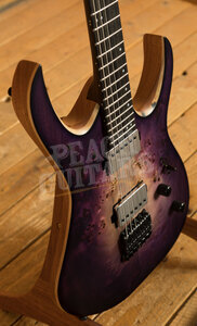 Mayones Duvell Elite 6 Trans Natural Faded Purple Burst Out Satin