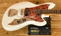 Novo Nucleus Serus J | Olympic White - Tortoise Shell Pickguard