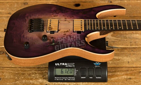 Mayones Duvell Elite 6 Trans Natural Faded Purple Burst Out Satin