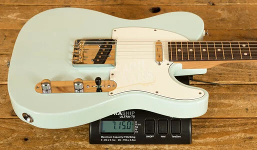 Suhr Classic T Pro Peach LTD - Roasted Maple/Rosewood Sonic Blue