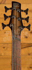 Ibanez SR Workshop Basses | SRC6MS - 6-String Multi Scale - Black Stained Burst Low Gloss
