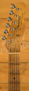 Fender Custom Shop Limited Edition Red Hot Cunife Tele - Heavy Relic Ocean Turquoise/Chocolate 3-Tone Sunburst