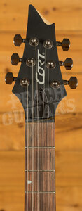 Cort Electrics KX Series | KX300 Etched - Etched Black Red