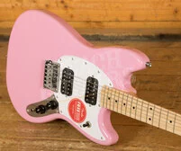 Squier Sonic Mustang HH - Maple - Flash Pink