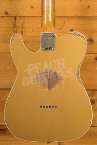 Fender Custom Shop Limited Edition Red Hot Cunife Tele - Heavy Relic Aged Aztec Gold/Choc 3-Tone Sunburst