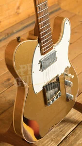 Fender Custom Shop Limited Edition Red Hot Cunife Tele - Heavy Relic Aged Aztec Gold/Choc 3-Tone Sunburst