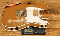 Fender Custom Shop Limited Edition Red Hot Cunife Tele Heavy Relic | Aged Aztec Gold Over Chocolate 3-Colour Sunburst