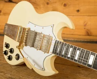 Gibson Custom Jimi Hendrix 67 SG Custom Classic White Aged GM