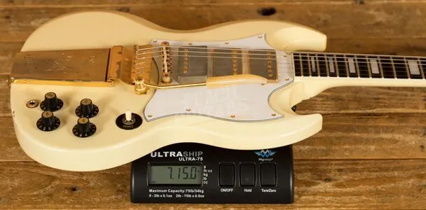 Gibson Custom Jimi Hendrix 67 SG Custom Classic White Aged GM