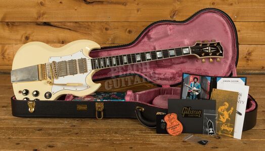 Gibson Custom Jimi Hendrix 67 SG Custom Classic White Aged GM