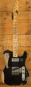 Fender Custom Shop Masterbuilt Andy Hicks 51 Loaded CuNiFe Tele - Heavy Relic Aged Black