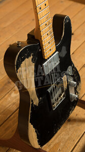 Fender Custom Shop '51 Loaded CuNiFe Tele Andy Hicks Masterbuilt Heavy Relic Aged Black