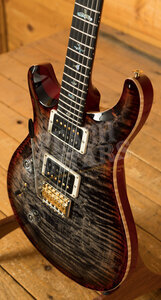 PRS Wood Library Custom 24 | Charcoal Cherryburst - Left-Handed