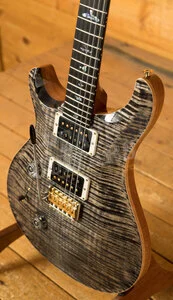 PRS Wood Library Custom 24 | Charcoal - Left-Handed