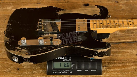 Fender Custom Shop Masterbuilt Andy Hicks 51 Loaded CuNiFe Tele - Heavy Relic Aged Black