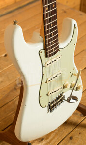 Fender Custom Shop 59 Strat | Journeyman Relic Aged Olympic White