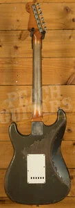 Fender Custom Shop Masterbuilt Dale Wilson 61 Strat - Heavy Relic Charcoal Frost Metallic