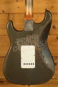 Fender Custom Shop Masterbuilt Dale Wilson 61 Strat - Heavy Relic Charcoal Frost Metallic