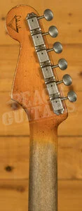 Fender Custom Shop Masterbuilt Dale Wilson 61 Strat - Heavy Relic Charcoal Frost Metallic