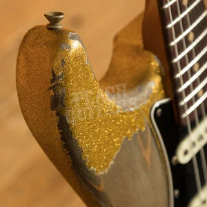 Fender Custom Shop Masterbuilt Dale Wilson 60 Strat - Heavy Relic Gold Sparkle