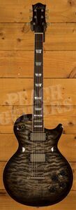 Nik Huber - Orca 59 Exceptional Quilt Top w/Braz RW Fretboard Charcoal Burst