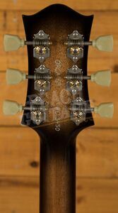 Nik Huber - Orca 59 Exceptional Quilt Top w/Braz RW Fretboard Charcoal Burst