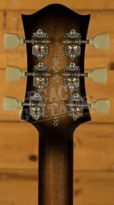 Nik Huber - Orca 59 Exceptional Quilt Top w/Braz RW Fretboard Charcoal Burst