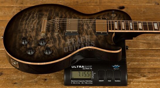 Nik Huber - Orca 59 Exceptional Quilt Top w/Braz RW Fretboard Charcoal Burst