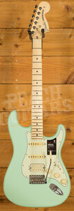 Fender American Performer Stratocaster HSS Maple Satin Surf Green