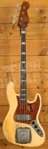 Fender Custom Shop Masterbuilt Van Trigt 66 Jazz Bass - Heavy Relic Aged Olympic White