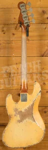 Fender Custom Shop Masterbuilt Van Trigt 66 Jazz Bass - Heavy Relic Aged Olympic White
