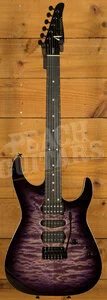 Tom Anderson Angel | Natural Purple to T Purple to Black Burst w/Binding