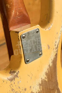 Fender Custom Shop Masterbuilt Van Trigt 66 Jazz Bass - Heavy Relic Aged Olympic White