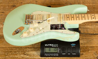 Fender American Performer Stratocaster HSS Maple Satin Surf Green