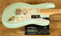Fender American Performer Stratocaster HSS Maple Satin Surf Green