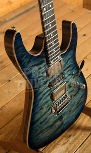 Tom Anderson Angel | Natural Arctic Blue Burst w/Binding