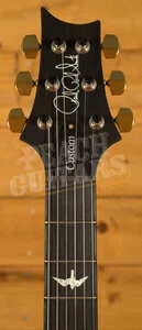 PRS Custom 24 Flame Maple Neck 10 Top Pattern Thin Ebony Purple Iris